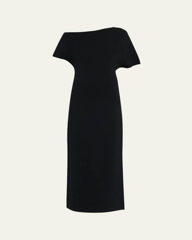 Asymmetric Knit Dress